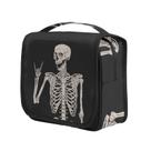 Bolsa de higiene suspensa AUUXVA Halloween Skeleton para mulheres Bolsa de higiene suspensa AUUXVA Halloween Skeleton para mulheres