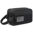 Bolsa de higiene tática Lemubeane para homens, kit Dopp separado e seco, bolsa de higiene de viagem EDC Utility Tool Molle Pouch, kit de barbear masculino, bolsas de banho de viagem (pretas)