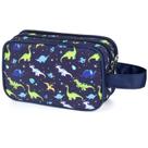 Bolsa de higiene Vipdeal Dinosaur Kids para meninos Waterproof Navy