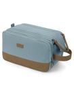 Bolsa de higiene WANDF Travel Organizer, couro de lona, azul pálido
