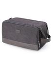 Bolsa de higiene WANDF Travel Organizer, lona, couro, cinza