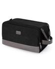 Bolsa de higiene WANDF Travel Organizer, lona, couro, preta