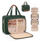 Bolsa de higiene Wedama para mulheres com organizador de joias verde escuro
