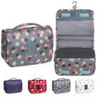 Bolsa de higiene YEMEDA Travel Waterproof com gancho Blue Flower