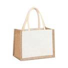 Bolsa De Juta Vintage Reutilizável Feita À Mão Para Compras De Linho Para Mulheres Bolsa De Juta Vintage Reutilizável Feita À Mão Para Compras De Linho Para Mulheres