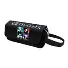 Bolsa de lápis Bungos Strays Dogs de nylon de grande capacidade 20x10x6cm