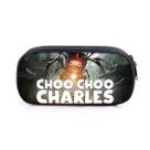 Bolsa de lápis ChoosChoos Charles Anime de poliéster de grande capacidade