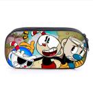 Bolsa de lápis Cupheads Big Capacity Oxford Waterproof 21,5 x 10 x 5,5 cm