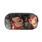 Bolsa de lápis Demons Slayers Kamados Tanjirous Poliéster 20x5x10cm