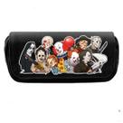 Bolsa de lápis Friends Anime de grande capacidade de poliéster impermeável