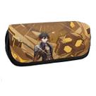 Bolsa de lápis Genshins Impacts Morax Anime Poliéster 20x6,5x9cm