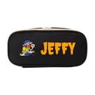 Bolsa de lápis Jeffys Anime Pencil Box poliéster impermeável
