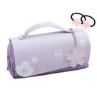 Bolsa de lápis JELLYEA Kawaii Cherry Blossom Pink de grande capacidade