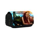 Bolsa de lápis Littles Mermaids Big Capacity Oxford Waterproof