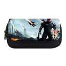 Bolsa de lápis Mass Effects de poliéster impermeável de grande