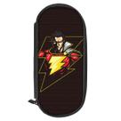 Bolsa de lápis Shazams Anime de poliéster de grande capacidade 20x5x10cm Bolsa de lápis Shazams Anime de poliéster de grande capacidade 20x5x10cm