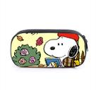 Bolsa de lápis Snoopys Anime de poliéster de grande capacidade impermeável