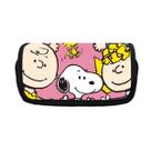 Bolsa de lápis Snoopys Anime Pencil Box poliéster impermeável