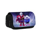 Bolsa de lápis Undertales Sans Papyrus Oxford Waterproof 130g