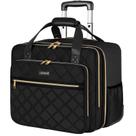 Bolsa de Laptop com Rodas Ytonet 17,3" para Mulheres - Preta