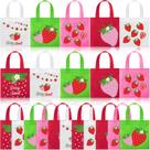 Bolsa de lembrancinhas Sweetude Strawberry Non Woven 36 unidades Bolsa de lembrancinhas Sweetude Strawberry Non Woven 36 unidades