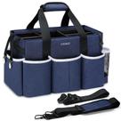 Bolsa de limpeza Ytonet wearable com divisórias azul 15x20x25cm