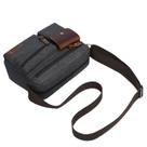 Bolsa de lona Messenger casual de ombro tiracolo para homens
