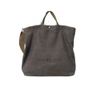 Bolsa de lona UICIOP, bolsa de trabalho casual de ombro, cinza