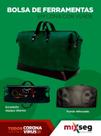 Bolsa de Lona Verde para Ferramentas