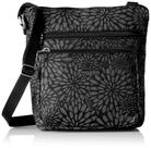 Bolsa de Mão Baggallini Midnight Floral em Nylon 22 cm Bolsa de Mão Baggallini Midnight Floral em Nylon 22 cm