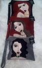 Bolsa de mão camurça interna aninal print
