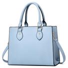 Bolsa de mão CHICAROUSAL Bolsas tiracolo em couro PU Liz Light Blue