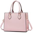 Bolsa de mão CHICAROUSAL Bolsas tiracolo femininas de couro PU rosa
