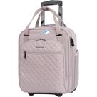 Bolsa de Mão com Rodas EMPSIGN Underseat 16" - Rosa Poeira