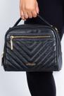 Bolsa de mão em couro Lara preta Feminino