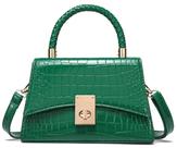 Bolsa de mão feminina JHVYF clássica pequena verde