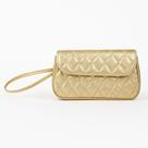 Bolsa de Mão Feminina Vermelha Zup Couro Matelassê Clássico e Elegante