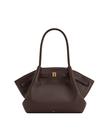 Bolsa de Mão JW PEI Hana Média em material vegano Marrom Escuro Bolsa de Mão JW PEI Hana Média em material vegano Marrom Escuro