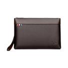 Bolsa De Mão Masculina De Couro Macio Para Negócios, Moda Casual, Viagem, Carteira Para Celular,