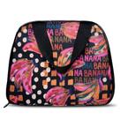 Bolsa de Mão Modelo Lancheira Média Handbag Estampada Porta Objetos Moda Casual