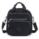 Bolsa De Mão Ultra Resistente Design Liso De Poliéster Crinkle Preta Bolsa De Mão Ultra Resistente Design Liso De Poliéster Crinkle Preta