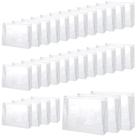 Bolsa de maquiagem Abeillo Clear PVC impermeável 30 unidades 25x19x6,5cm