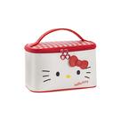 Bolsa de maquiagem AmbeAlla Bolsa de cosméticos impermeável Hello Kitty Red