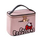 Bolsa de maquiagem AmbeAlla Large à prova d'água com suporte para pincel de maquiagem