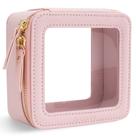 Bolsa de maquiagem Aveniee Small Clear Impermeável Rosa para Mulheres