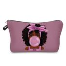 Bolsa de maquiagem Baobeily afro-americana para bolsa de lona