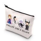 Bolsa de maquiagem BDPWSS Evil Females Chillin' Like a Villain Canvas Bolsa de maquiagem BDPWSS Evil Females Chillin' Like a Villain Canvas