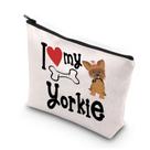 Bolsa de maquiagem BDPWSS Yorkie Lover I Love My Yorkie Waterproof Bolsa de maquiagem BDPWSS Yorkie Lover I Love My Yorkie Waterproof