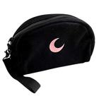 Bolsa de maquiagem Brando Moon Smell Proof Carbon Neutralizing Black