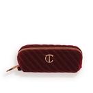 Bolsa de maquiagem Charlotte Tilbury Mini Travel Quilted Velvet
